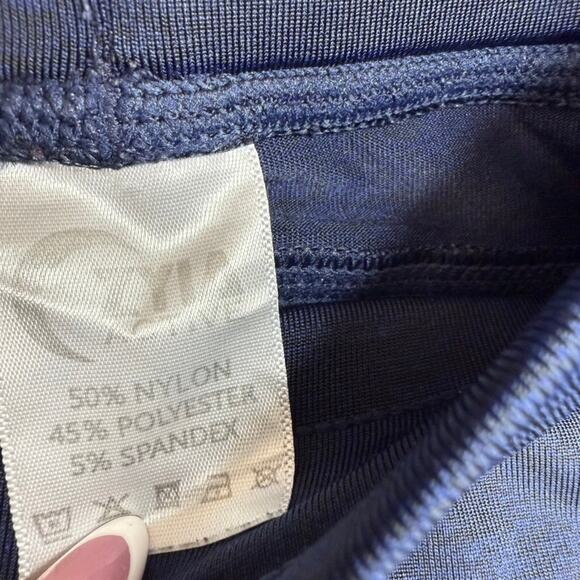 Zyia Active Drawstring Joggers Stretch Pockets Activewear Navy Blue Women L - Picture 4 of 8